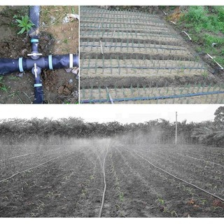 Dây tưới phun mưa phi 34 - 5 lỗ phun - cuộn 100m