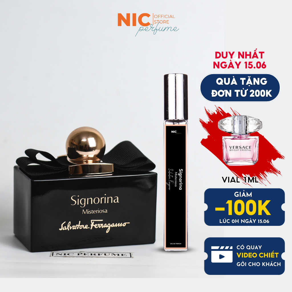 10ml Signorina Misteriosa Đen chính hãng | Nước hoa nữ singnorina