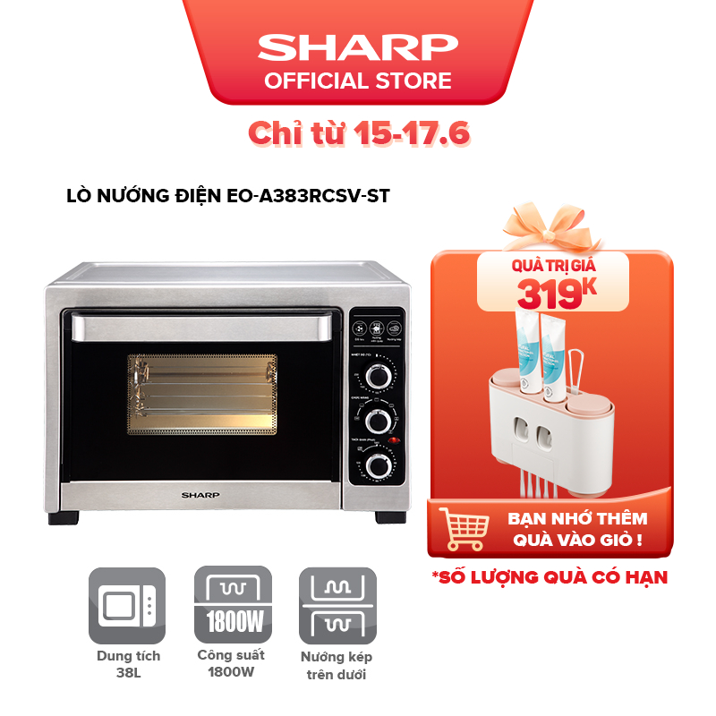 Lò Nướng Điện Sharp Eo-A383Rcsv-St 38L