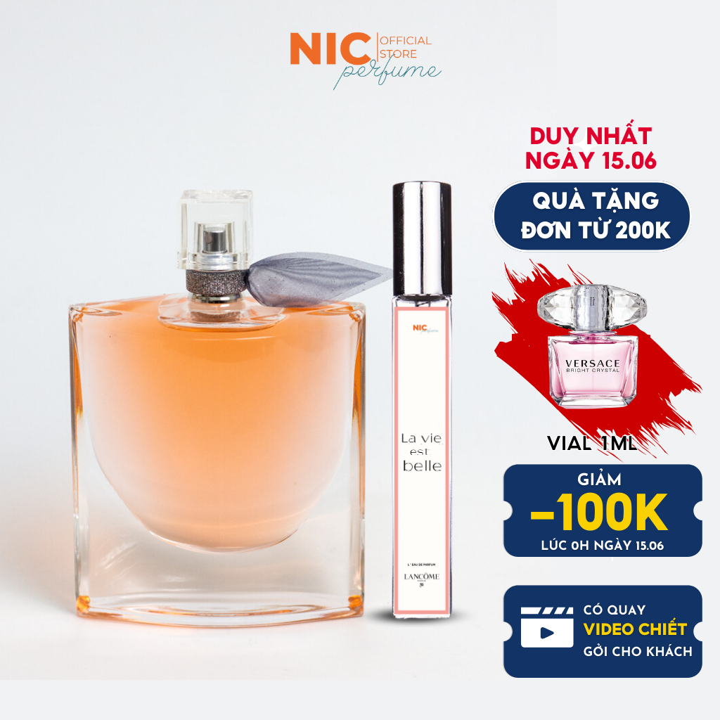Nước hoa nữ Lancome La Vie Est Belle 10ml/5ml