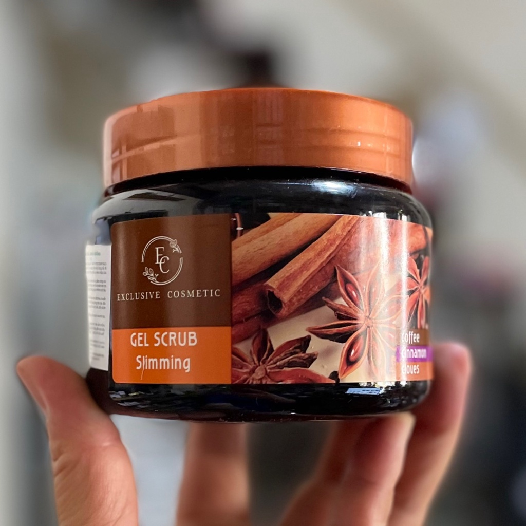 Tẩy Da Chết Body Exclusive Cosmetic Gel Scrub Slimming Coffee Cinnamon Cloves Quế Hồi 380g