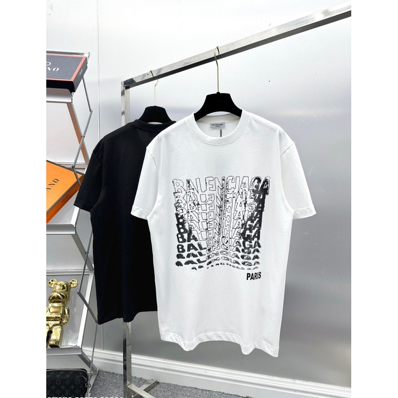Áo phông in chữ balenciaga trước ngực Áo cộc tay dành cho các boy phố hottrend 2023 (siêu cấp )