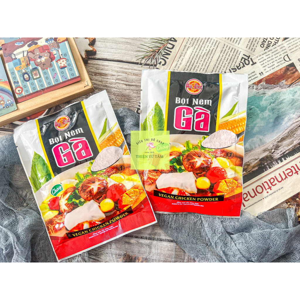 Bột Nêm Gà Chay Âu Lạc Hạt Nêm Cao Cấp Hương Vị Thơm Ngon Gói Tiện Lợi