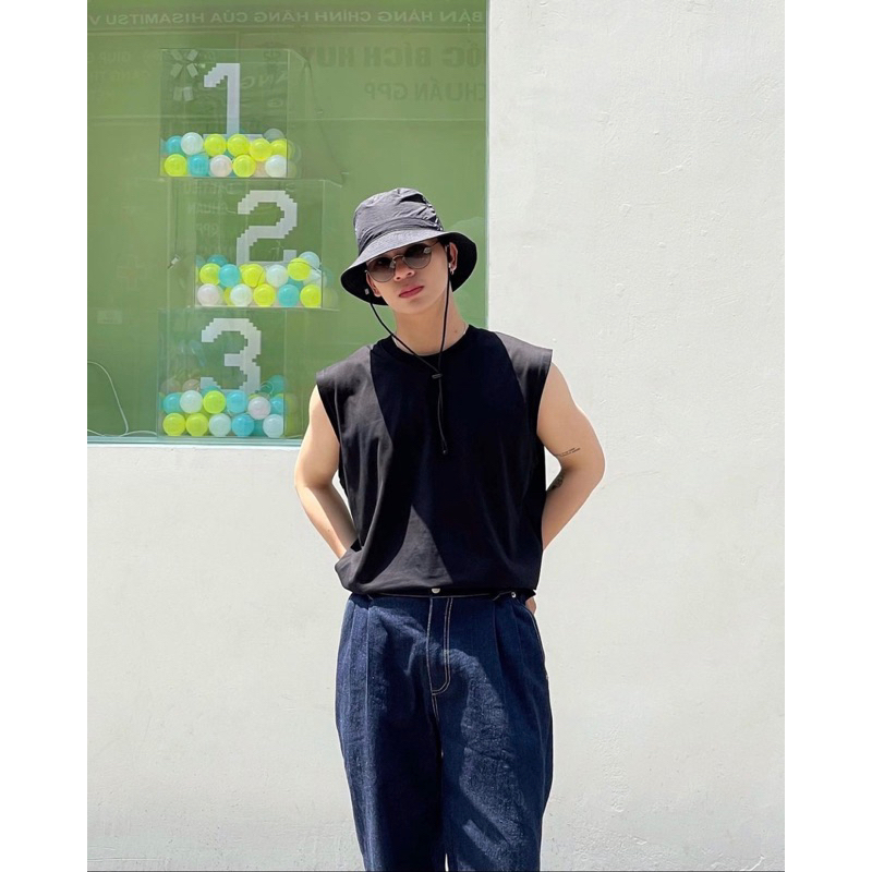 Áo Tanktop trơn Layer Unisex