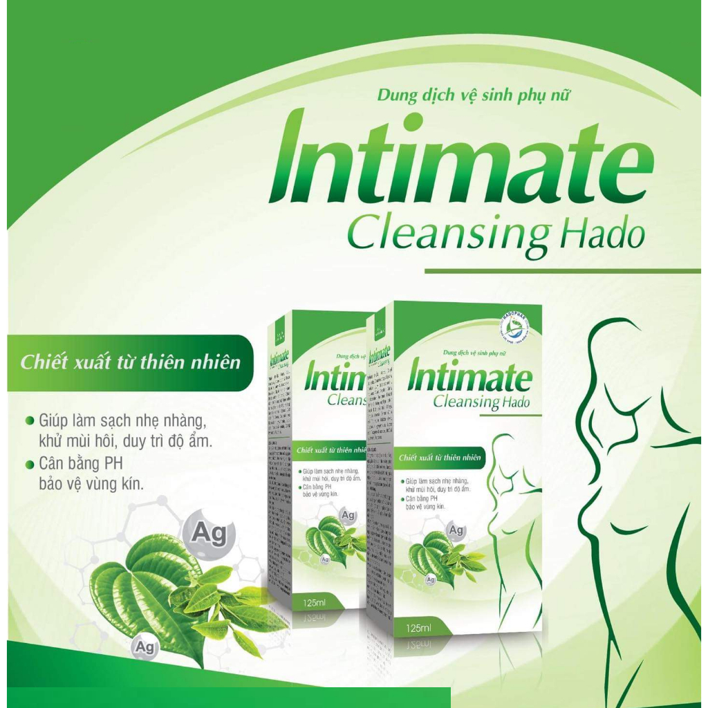 Dung Dịch Vệ Sinh Phụ Nữ Trầu Không Trà Xanh Nano Bạc Intimate Cleansing - Kháng Khuẩn Khử Mùi Hôi, 
