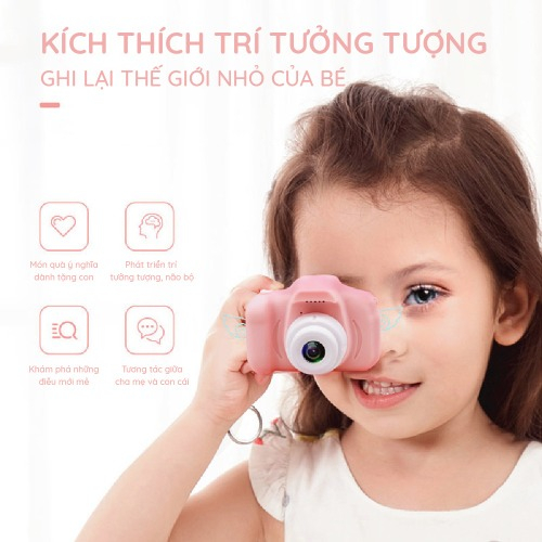 MÁY ẢNH MINI cho bé ĐA NĂNG quay phim chụp ảnh camera mini đồ chơi trẻ em cho bé trai bé gái 4 5 6 7 8 9 tuổi Baby egg