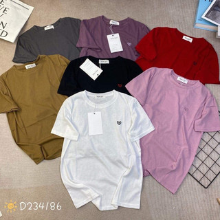 Áo phông giấy trái tim cổ tròn - LADY.Clothing