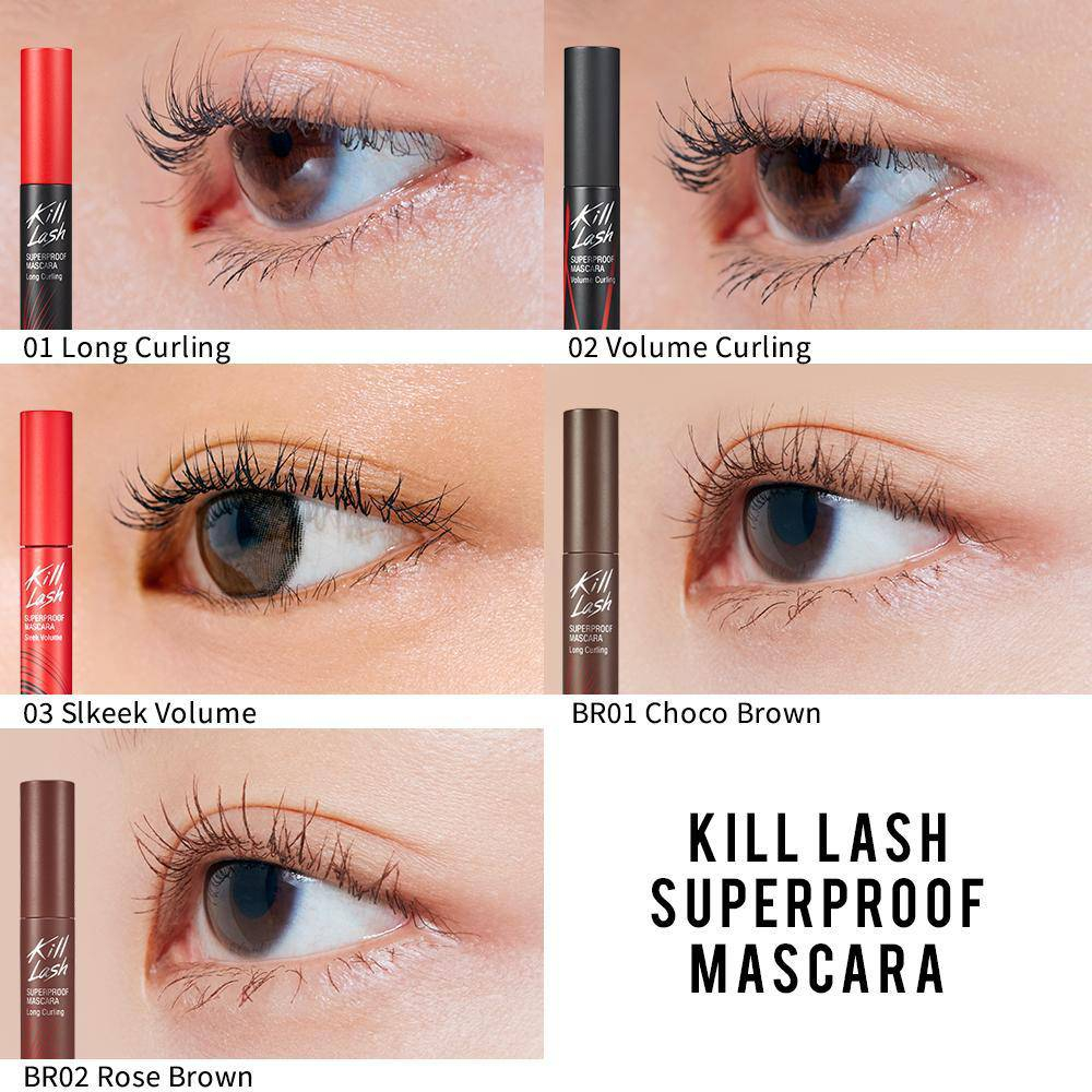 Chuốt Mi Làm Cong Mi, Chống Trôi Clio Kill Lash Superproof Mascara