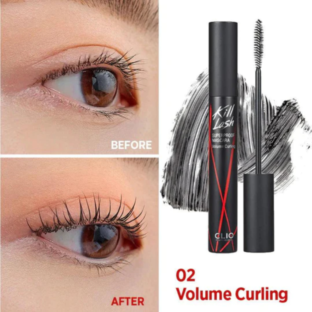 Chuốt Mi Làm Cong Mi, Chống Trôi Clio Kill Lash Superproof Mascara