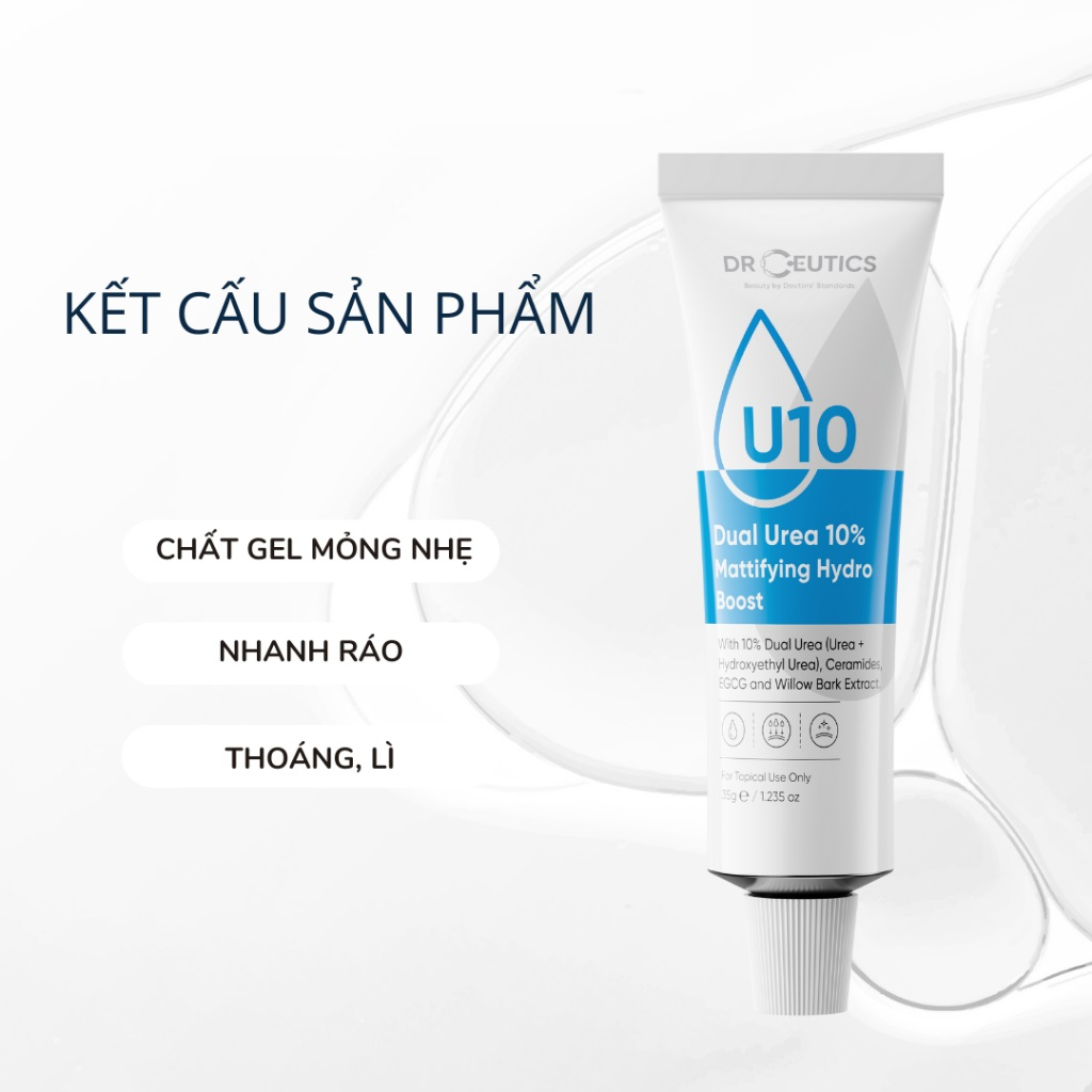 Gel Dưỡng Ẩm Và Phục Hồi Da Drceutics Dual Urea 5%, 10%, 15% (35g)