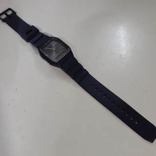 Đồng hồ si Nhật nam Casio form tanks 2 máy  second hand