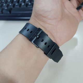 Đồng hồ si Nhật nam Casio form tanks 2 máy  second hand