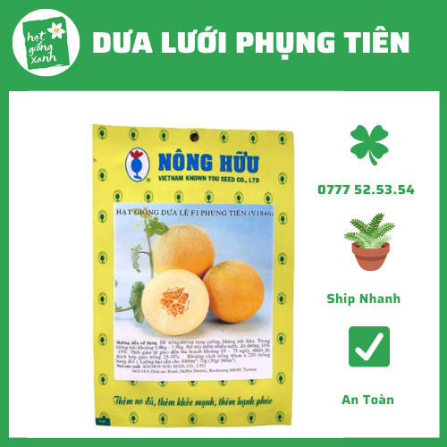 Hạt giống dưa lưới Bảo Khuê, Phụng Tiên, Thúy Tú, Quế Hương, 10 hạt - hàng xé lẻ