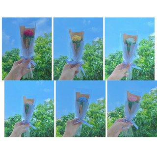 Hoa hồng len mini handmade