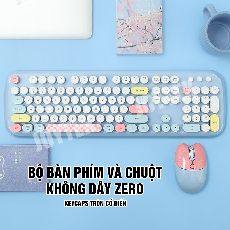 Combo bàn phím và chuột không dây MOFII ZERO phiên bản cho điện thoại, máy tính bảng, máy tính laptop, PC