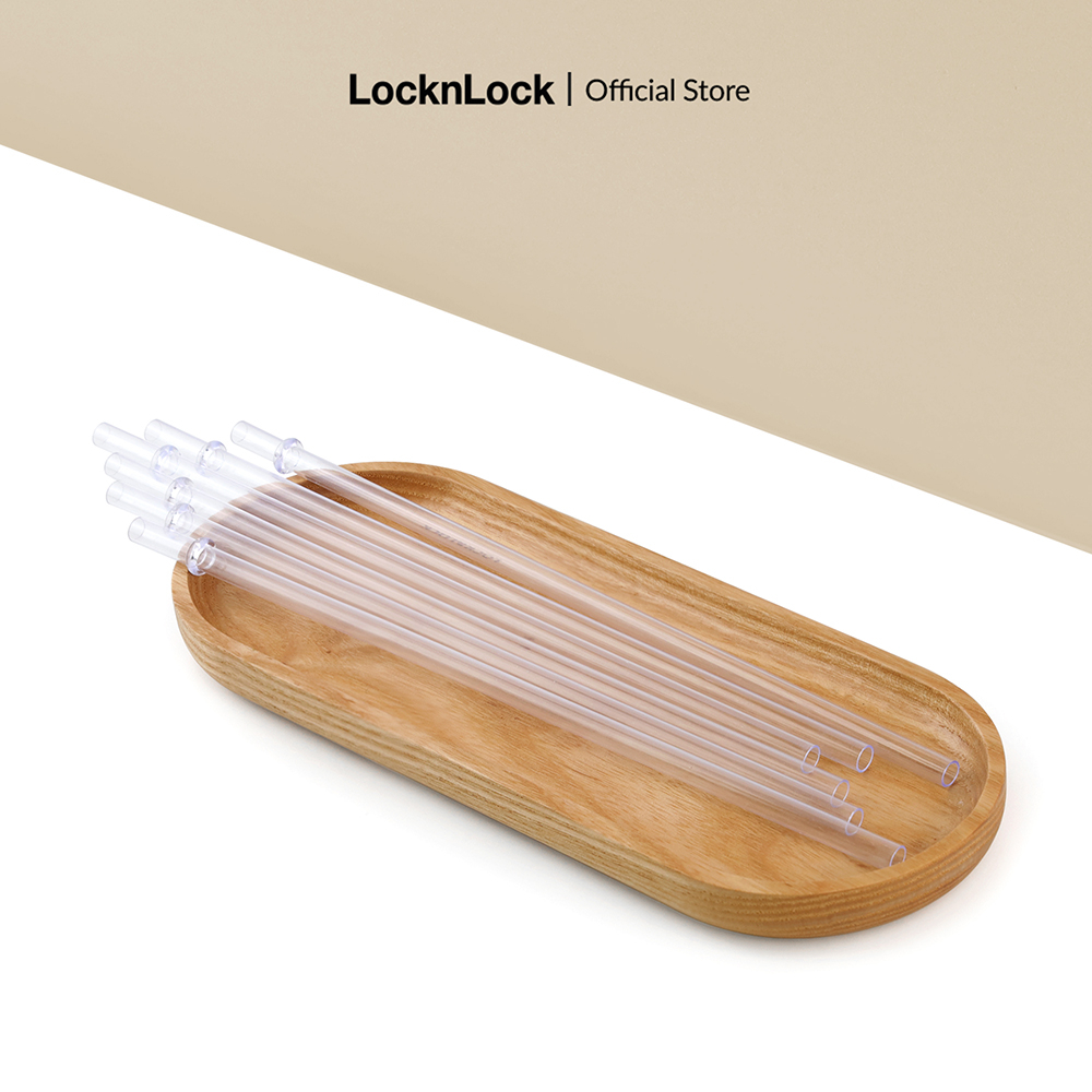 Ống hút nhựa AS Lock&Lock (màu đỏ hoặc trong suốt)