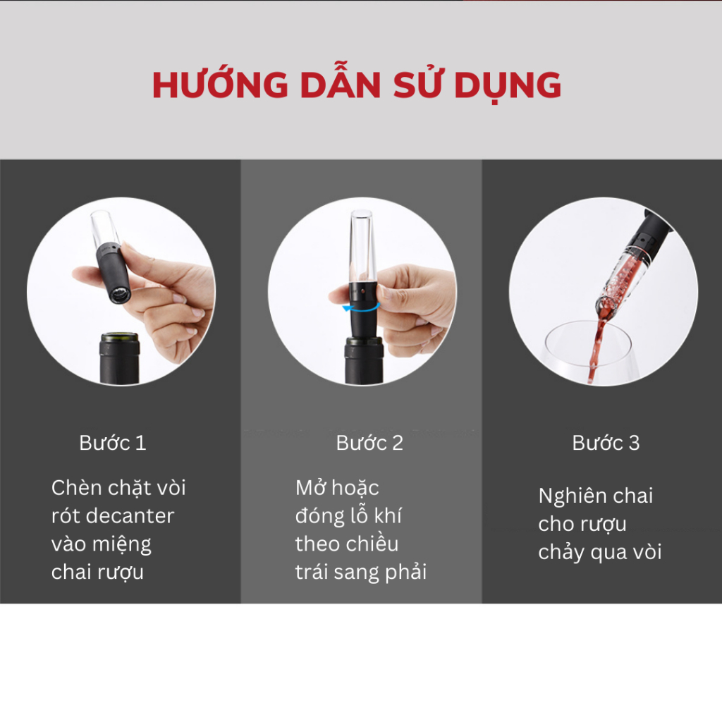 Phếu Rót Rượu Vang Inox Cao Cấp -Bộ Vòi Rót Rượu Vang GDS GDSNR002B0000