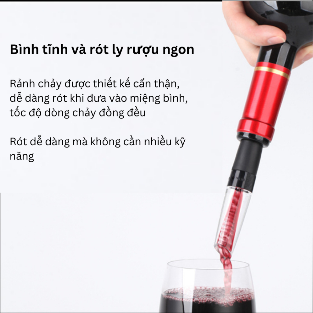 Phếu Rót Rượu Vang Inox Cao Cấp -Bộ Vòi Rót Rượu Vang GDS GDSNR002B0000
