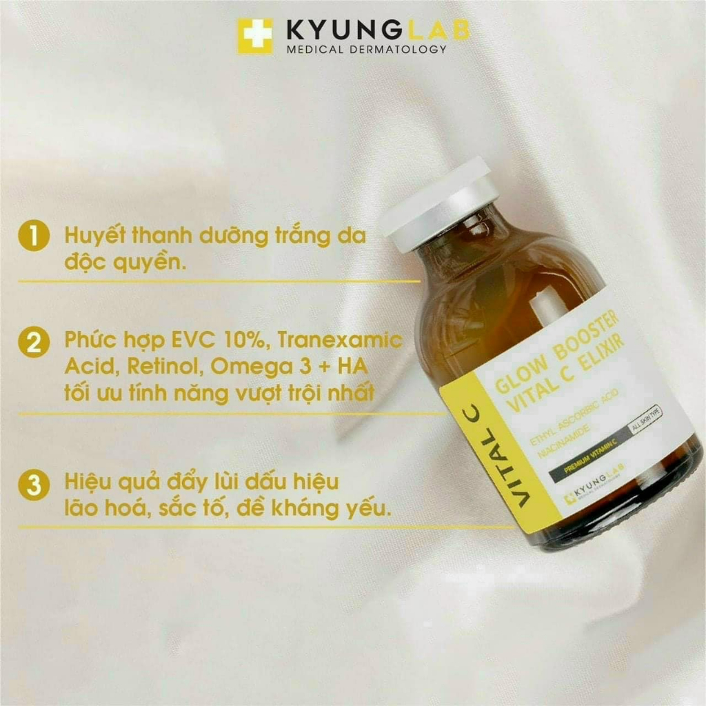 Tinh Chất Vitamin C KyungLab Vital C Glow Booster Mờ Thâm Sáng Da 30ml