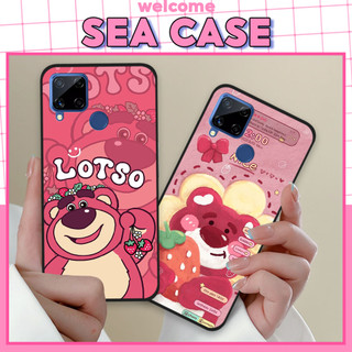 Ốp lưng realme c12 / realme c15 / c25 in hình gấu dâu lotso dễ thương