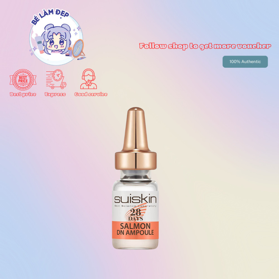 Serum Tế Bào Gốc DNA Suiskin Cá Hồi - Suiskin Salmon DN Ampoule 28 Days - Date 4/2024
