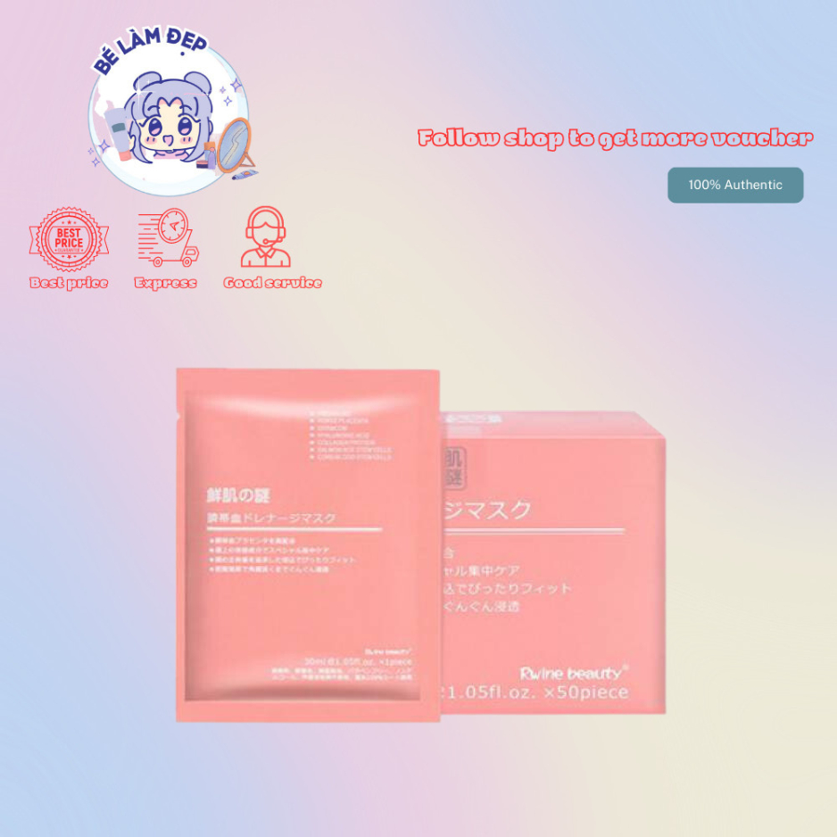 Rwine Beauty Mặt Nạ Nhau Thai - Full Hộp