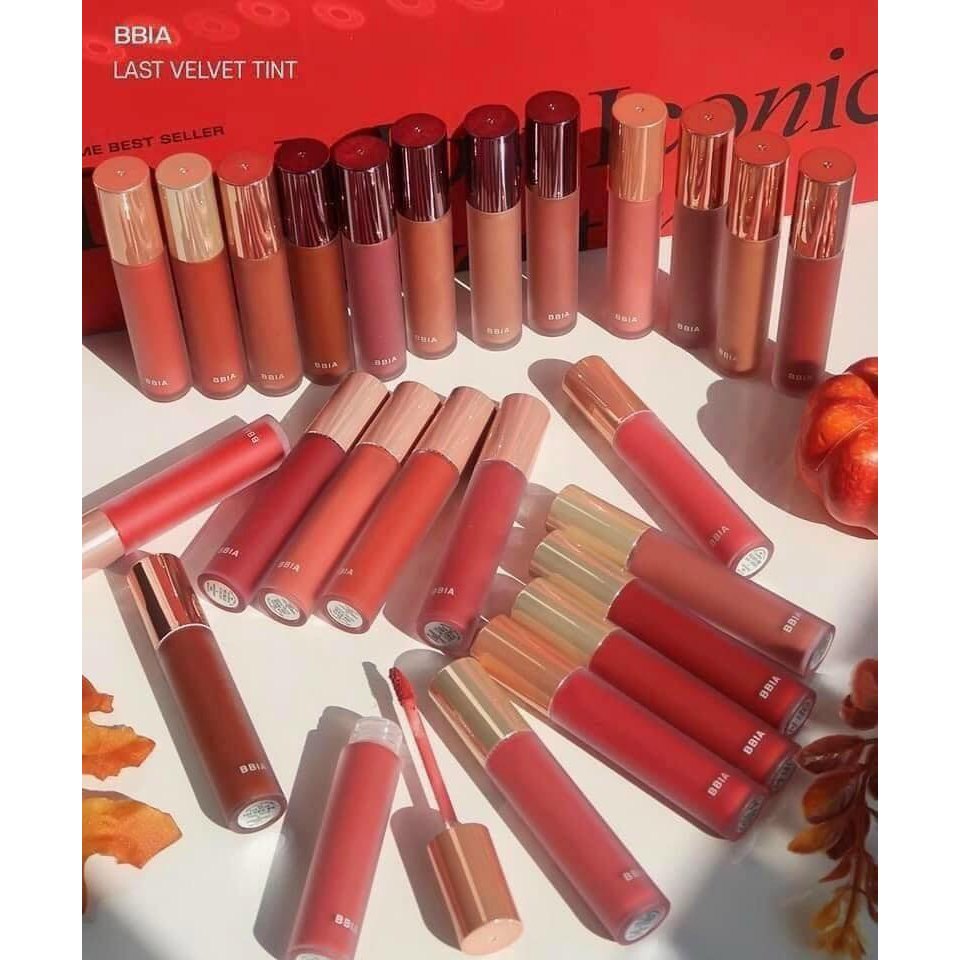Son Kem Lì Bbia Last Velvet Lip Tint - Mẫu mới VEGAN V Edition Thuần Chay