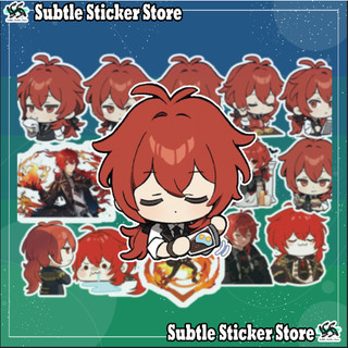- Set 10/15 Sticker Diluc Genshin Impact hình dán game trang trí vali, điện thoại, laptop.. siêu đẹp