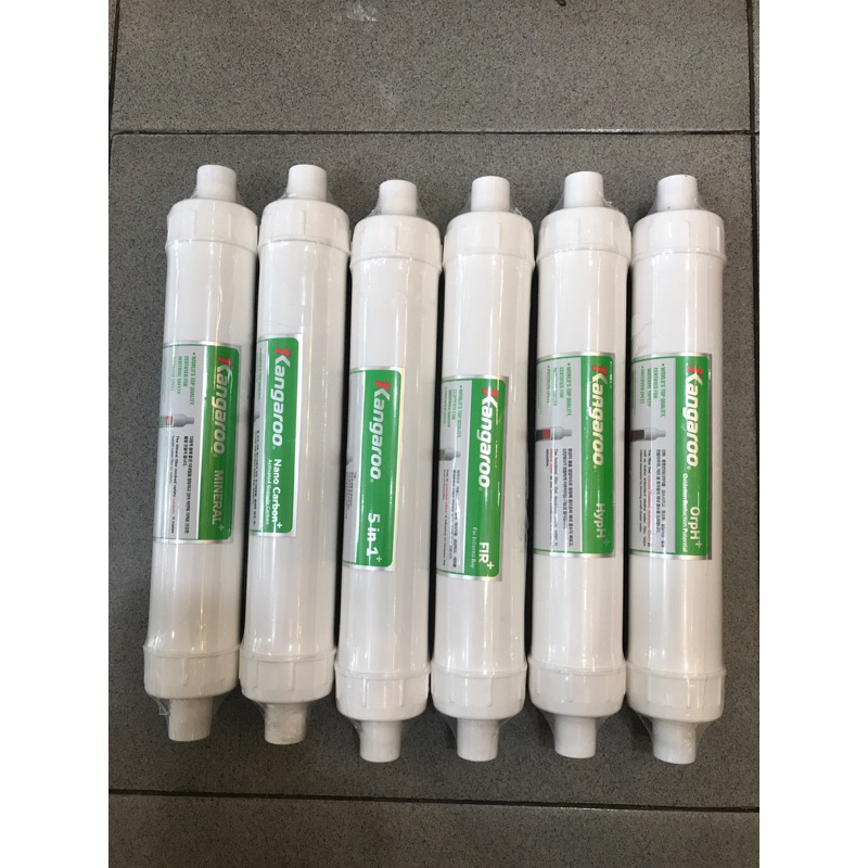 BỘ 6 LÕI LỌC NƯỚC KANGAROO  5,6,7,8,9,10 THAY CHO MODEL KG100HP - KG100HC - KG100HB - KG100HG - KG100HK