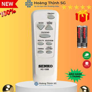 Remote điều khiển quạt senko hc-1088, điều khiển quạt senko - tặng kèm pin