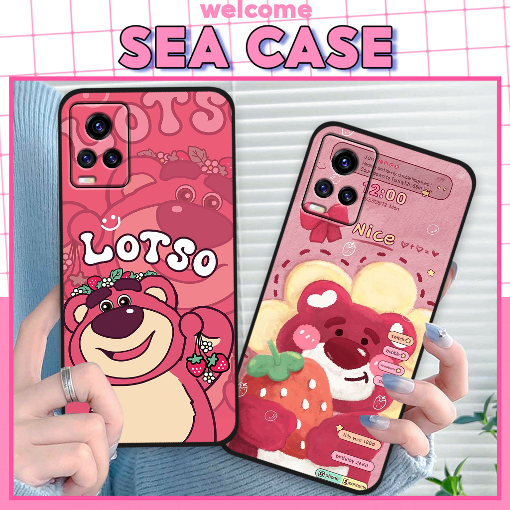 Ốp lưng Vivo V20 (2025) / V20 SE (2022) in hình gấu dâu lotso dễ thương