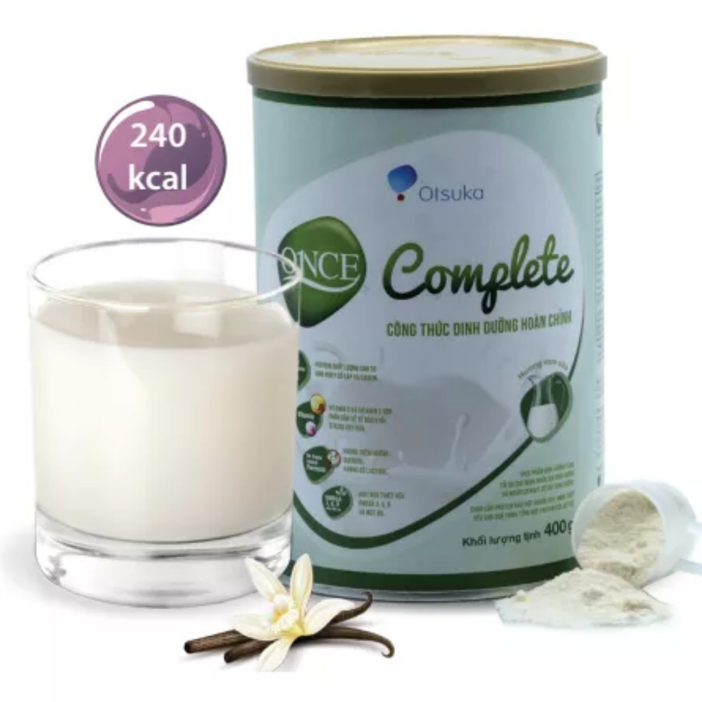Sữa dinh dưỡng Otsuka Once Complete 400g - công thức dinh dưỡng hoàn chỉnh