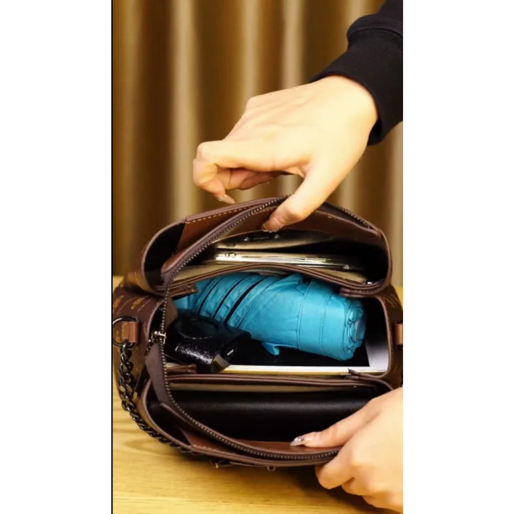 Túi Công Sở Nữ - Túi Xách Nữ Đeo Chéo Đeo Vai Thời Trang Da Pu Cao Cấp