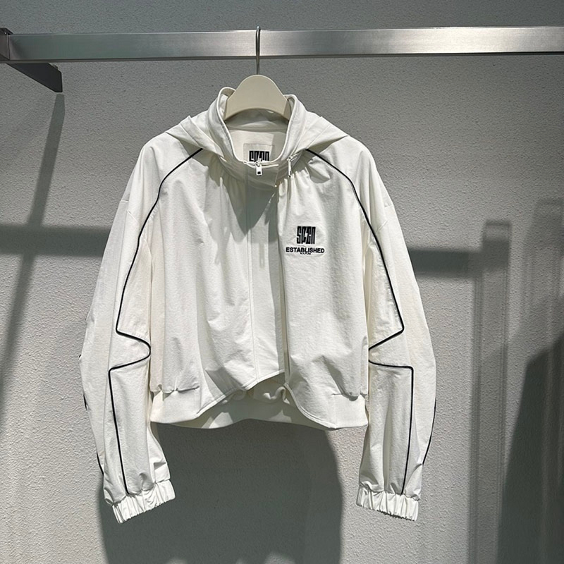 Áo Khoác Dù 2 Lớp PHối Sọc &amp; Thêu Logo Trước, Có Nón Chống Nắng, Nón Tháo Rời Được Mẫu Mới - ĐĂNG QUANG CLOTHER