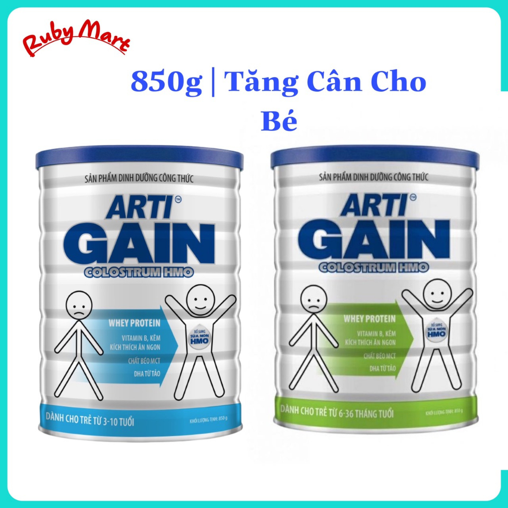 SỮA BỘT ARTI GAIN COLOSTRUM HMO LON 900G