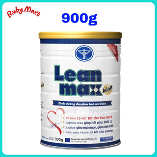 Sữa bột lean max adult lon 900g - dinh dưỡng hồi phục cho người trước và sau phẫu thuật