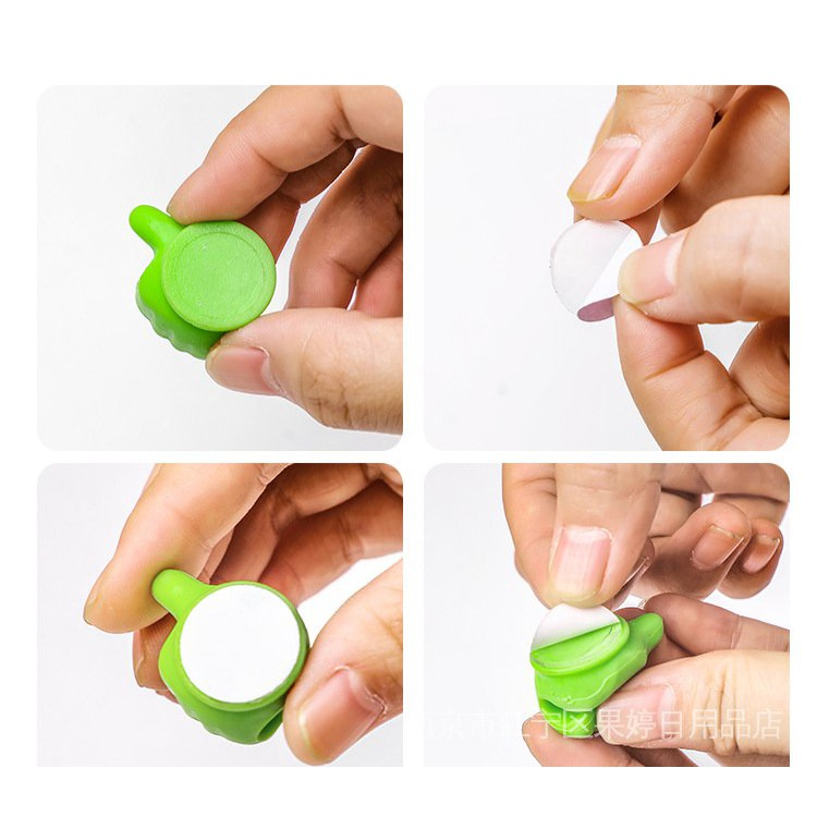 Móc Treo Dây Cáp Dữ Liệu/ Tai Nghe Gắn Tường Không Cần Khoan Tiện Dụng Cho Ôtô/ Nhà Bếp/ Phòng Tắm