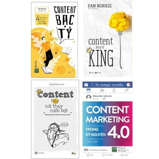 Sách-Content bạc tỷ -Content King-Content hay nói thay nước bọt-Content marketing trong kỉ nguyên 4.0