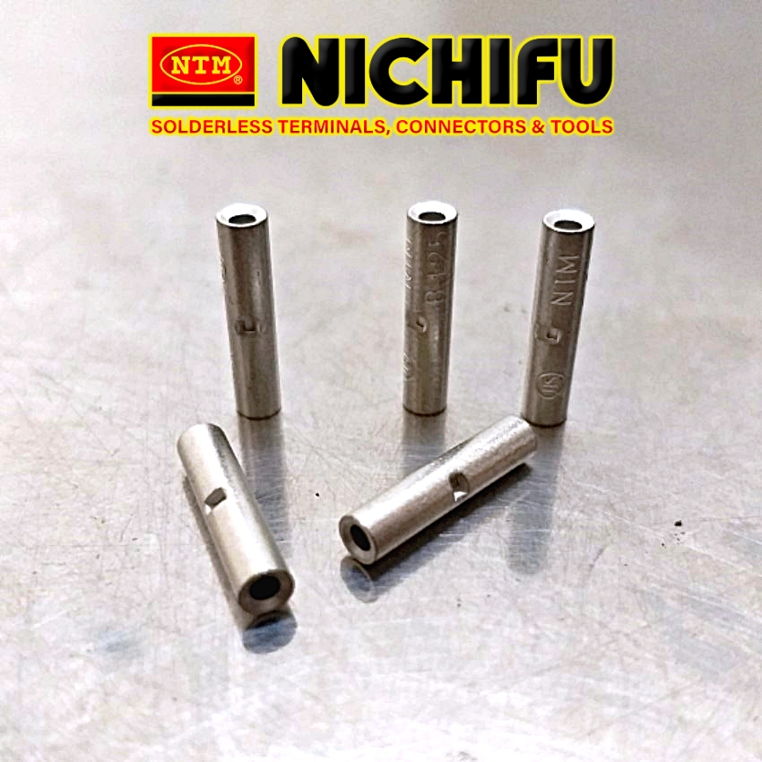 Đầu cos nối thẳng Nichifu, đầu cốt ống đồng bấm dây điện