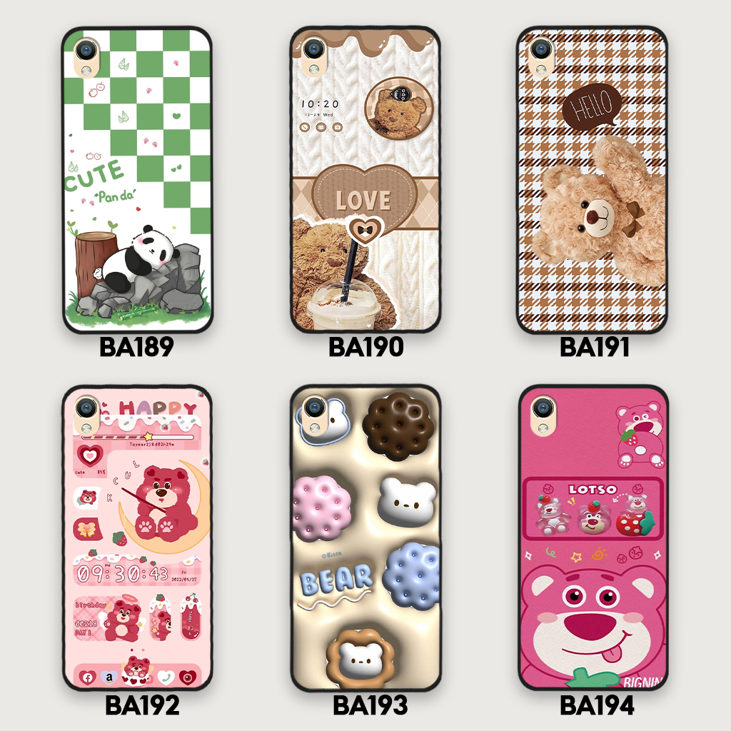 Ốp lưng Oppo A37 / A37fw / Neo 9 / F1 PLUS in hình gấu dâu Lotso, gấu nâu dễ thương