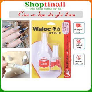 Keo waloc (walox) dán đá dán móng siêu chắc sản phẩm hỗ trợ trang trí móng làm đẹp nail Shoptinail