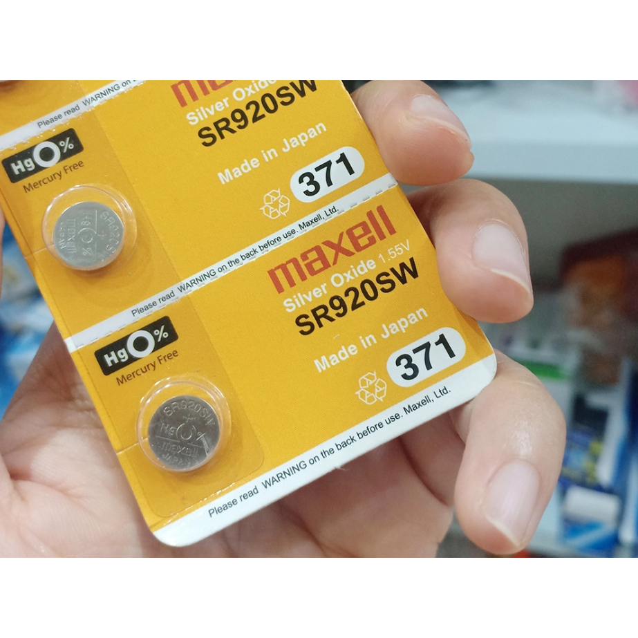 Pin đồng hồ SR920SW Maxell Sliver Oxide 1.55V - Hàng chính hãng