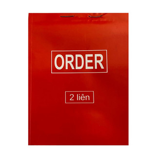 Combo 10 Quyển Oder 2 liên, Oder 2 liên loại dày 100trang có rãnh xé
