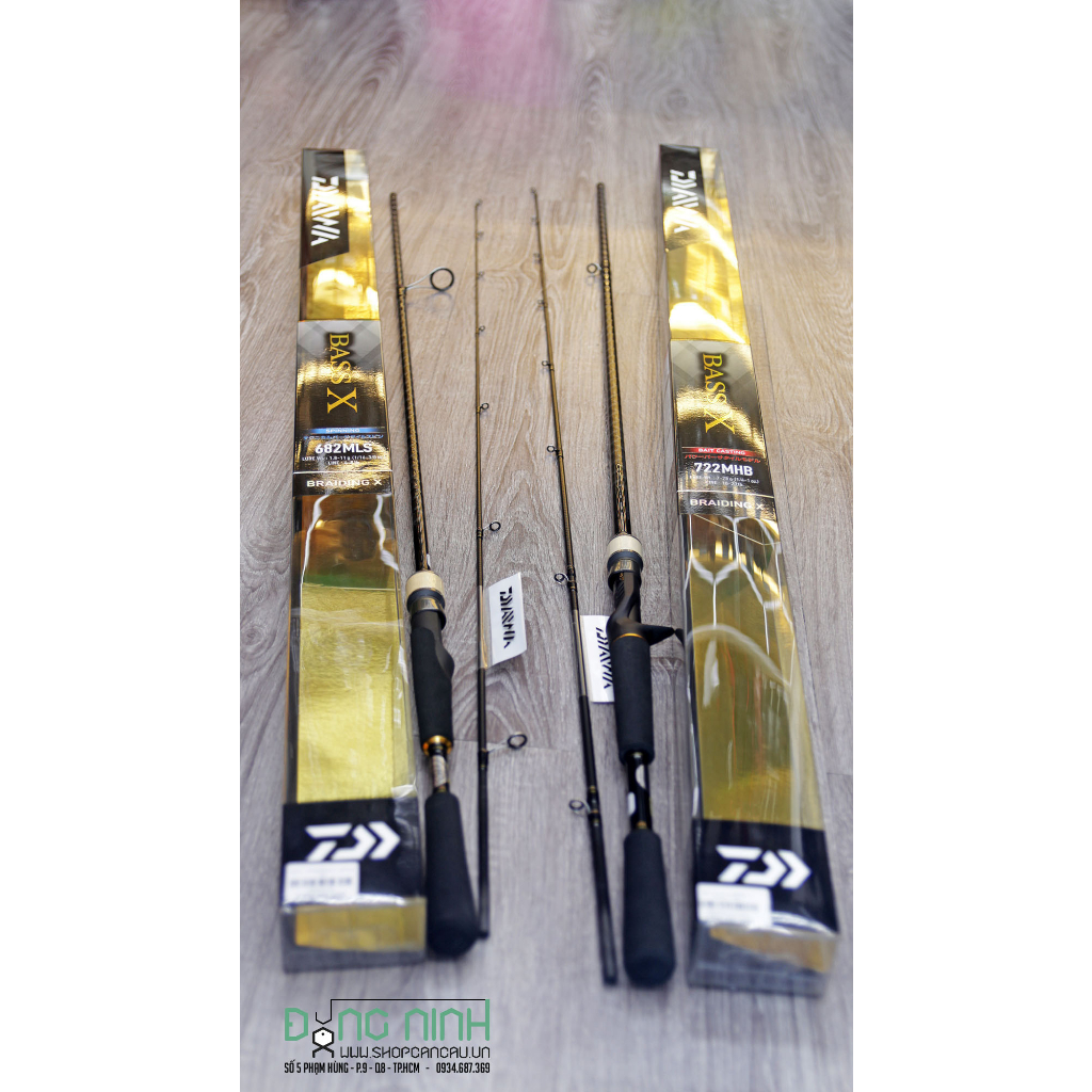Cần lure Daiwa Bass X
