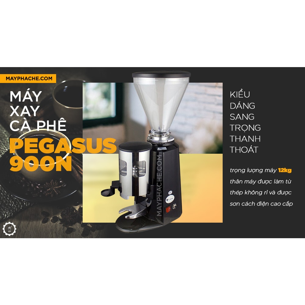 Máy xay cafe, máy xay hạt chuyên dụng Pegasus 900N chính hãng bảo hành 12 tháng