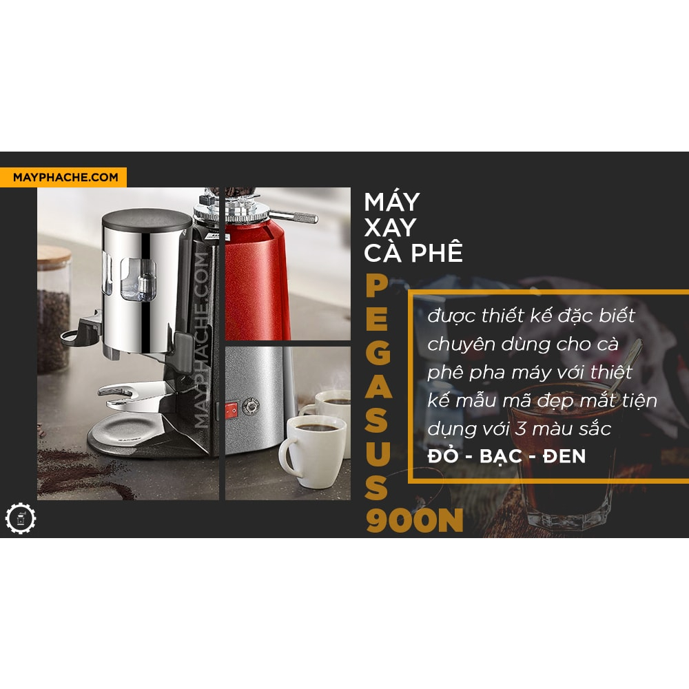 Máy xay cafe, máy xay hạt chuyên dụng Pegasus 900N chính hãng bảo hành 12 tháng