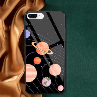 Ốp lưng iphone 6,6s,6 plus,6s plus,7,8,7 plus,8 plus viền silicon mềm, mặt lưng kính cường lực