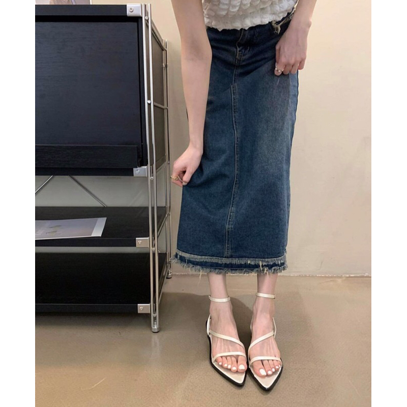 Sandal gót mũi nhọn đơn giản, sang chảnh có bigsize 35-45