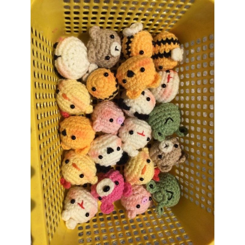 🐷🐇Móc khoá mini bằng len🐻🐣3cm