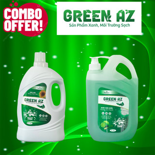 Combo Nước giặt và Nước rửa chén GREEN AZ
